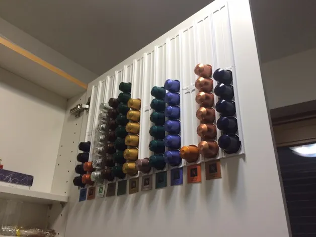 Nespresso capsule wall holder light