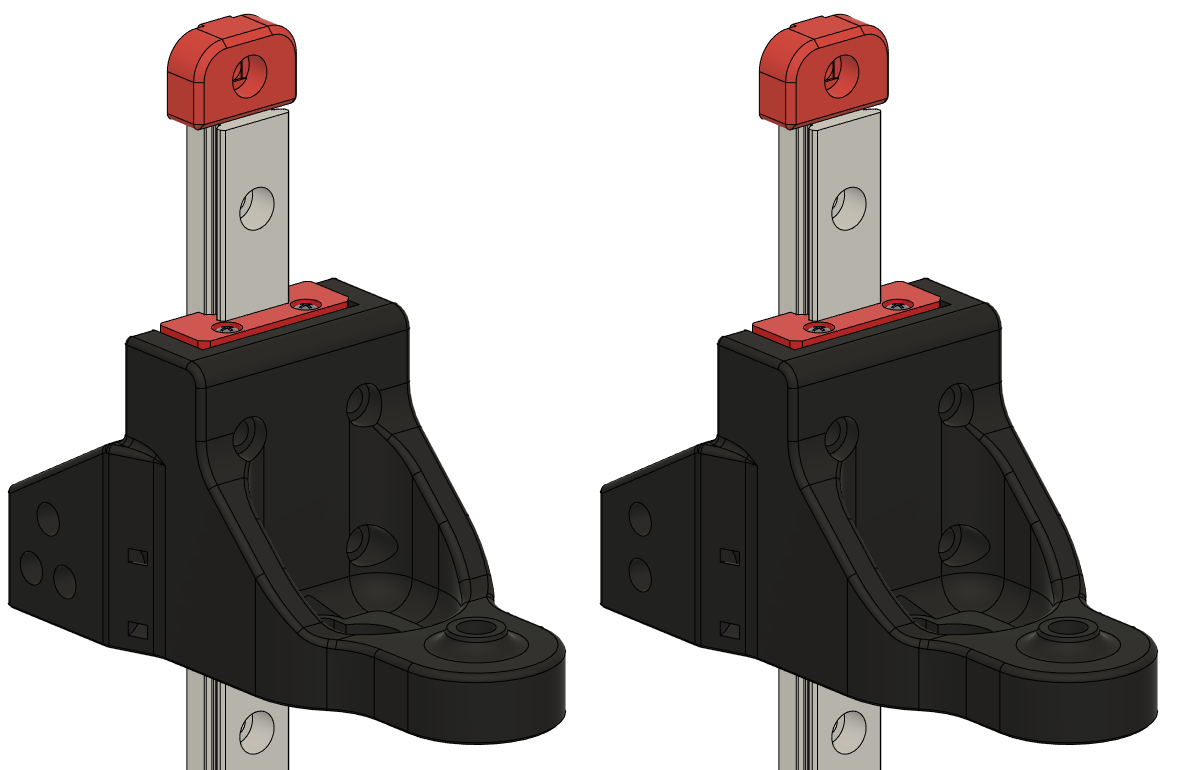Voron Trident MGN12H rear Z carrier