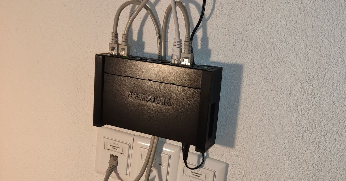 Netgear Switch WallMount [GS308, S350 Series] by Franz Download free