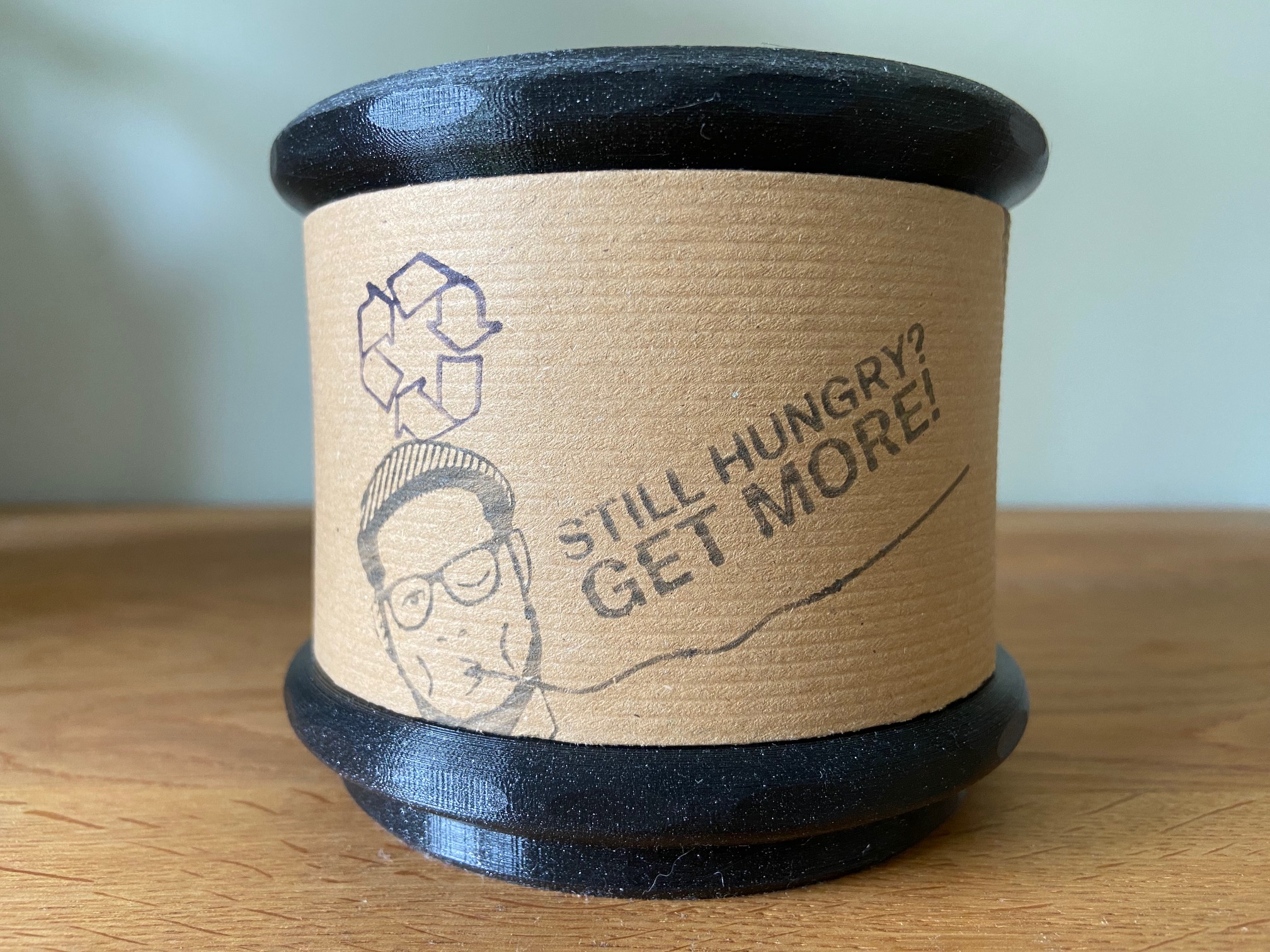 Stackable storage containers from Prusament spools / stapelbare Dosen aus Prusament Spulen