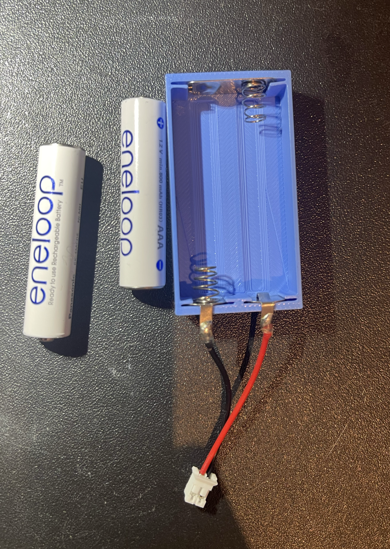 AAA battery case / holder / box for bambulab battery terminals PH 2.0 connectors