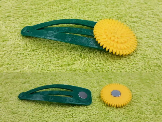 Snap hair clip - MAGNET mount
