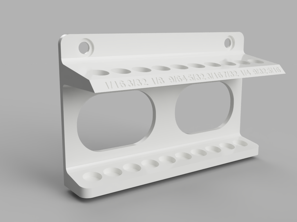 Pegboard pinpunch holder by Ron Harding Download free STL model