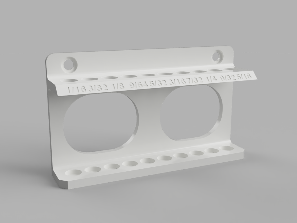 Pegboard pinpunch holder by Ron Harding Download free STL model