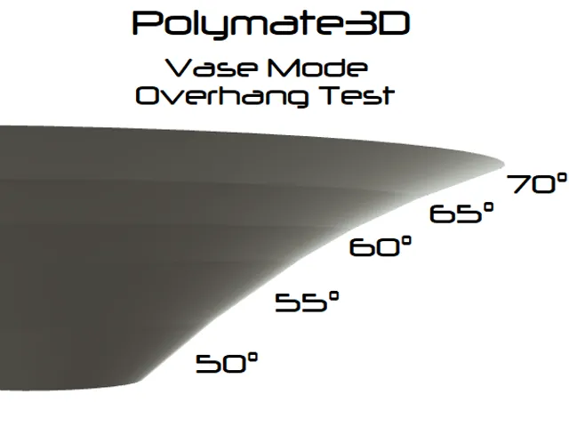 Overhang Test - Vase Mode