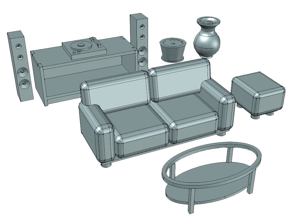 Pakkun's Furnitures by pakkun48 | Download free STL model | Printables.com