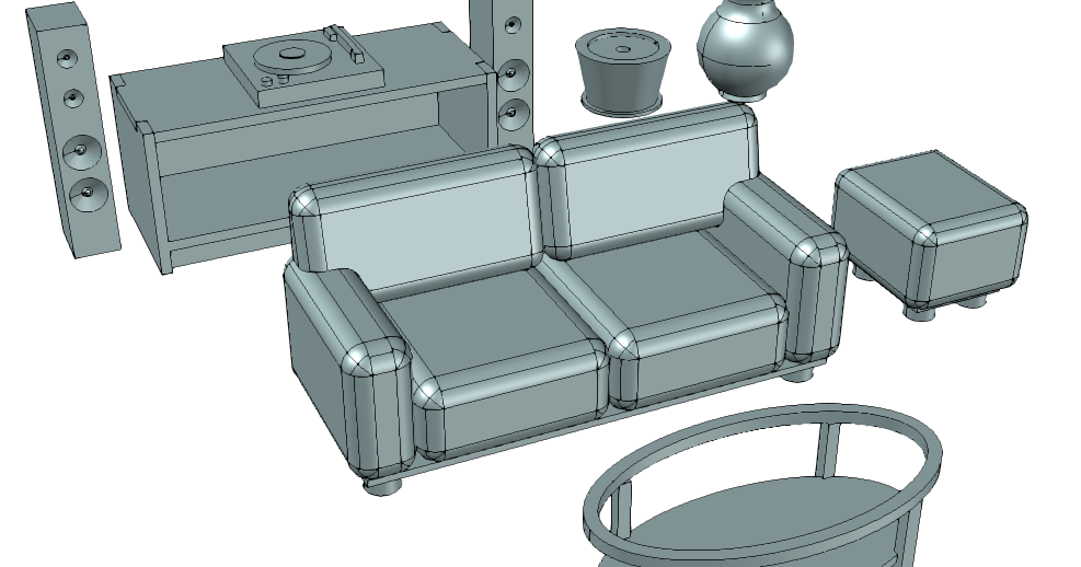 Pakkun's Furnitures by pakkun48 | Download free STL model | Printables.com
