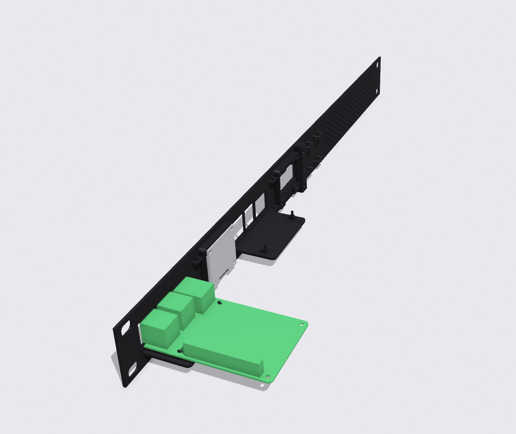 Miniatura 2 do modelo 3D Raspberry Pi Server Rack (V1)
