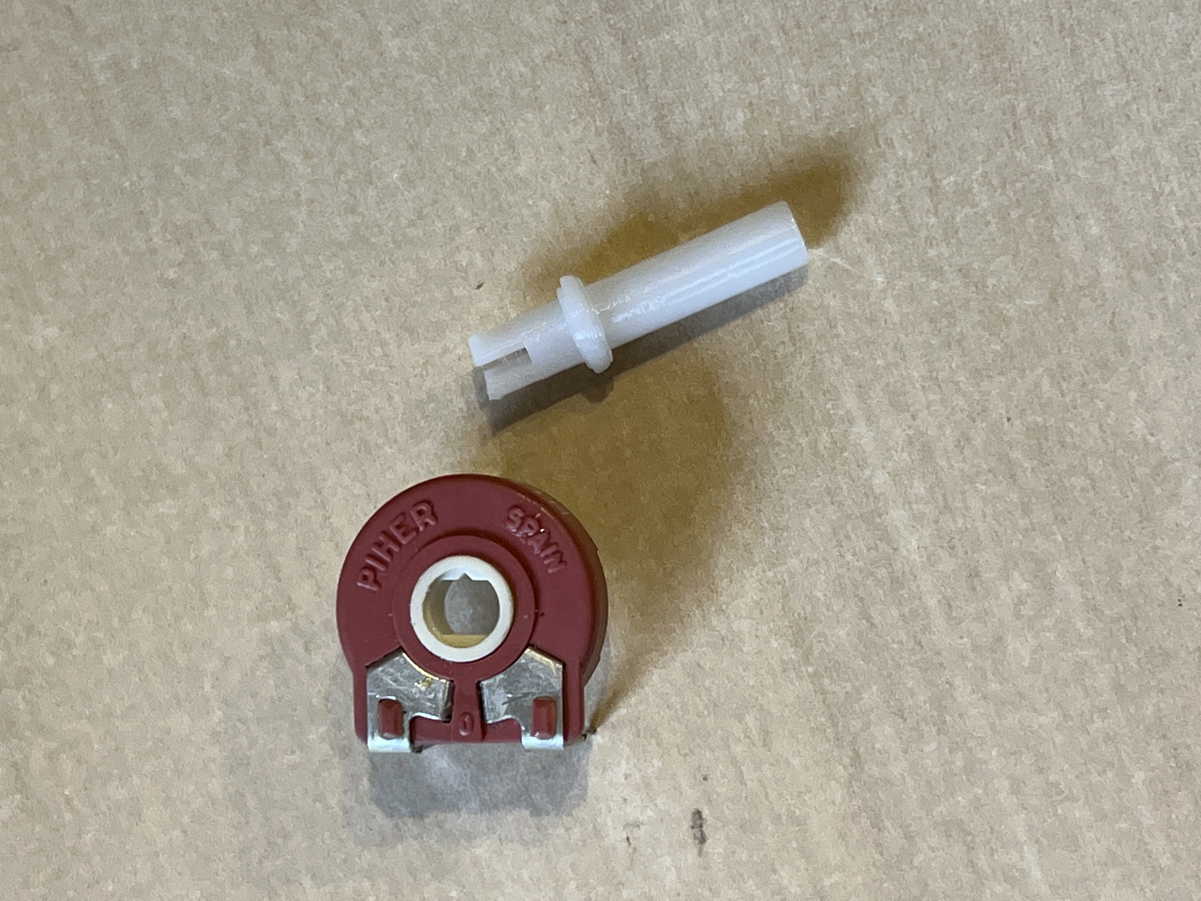 Potentiometer Shaft 4mm Diameter by iamSteve Download free STL model