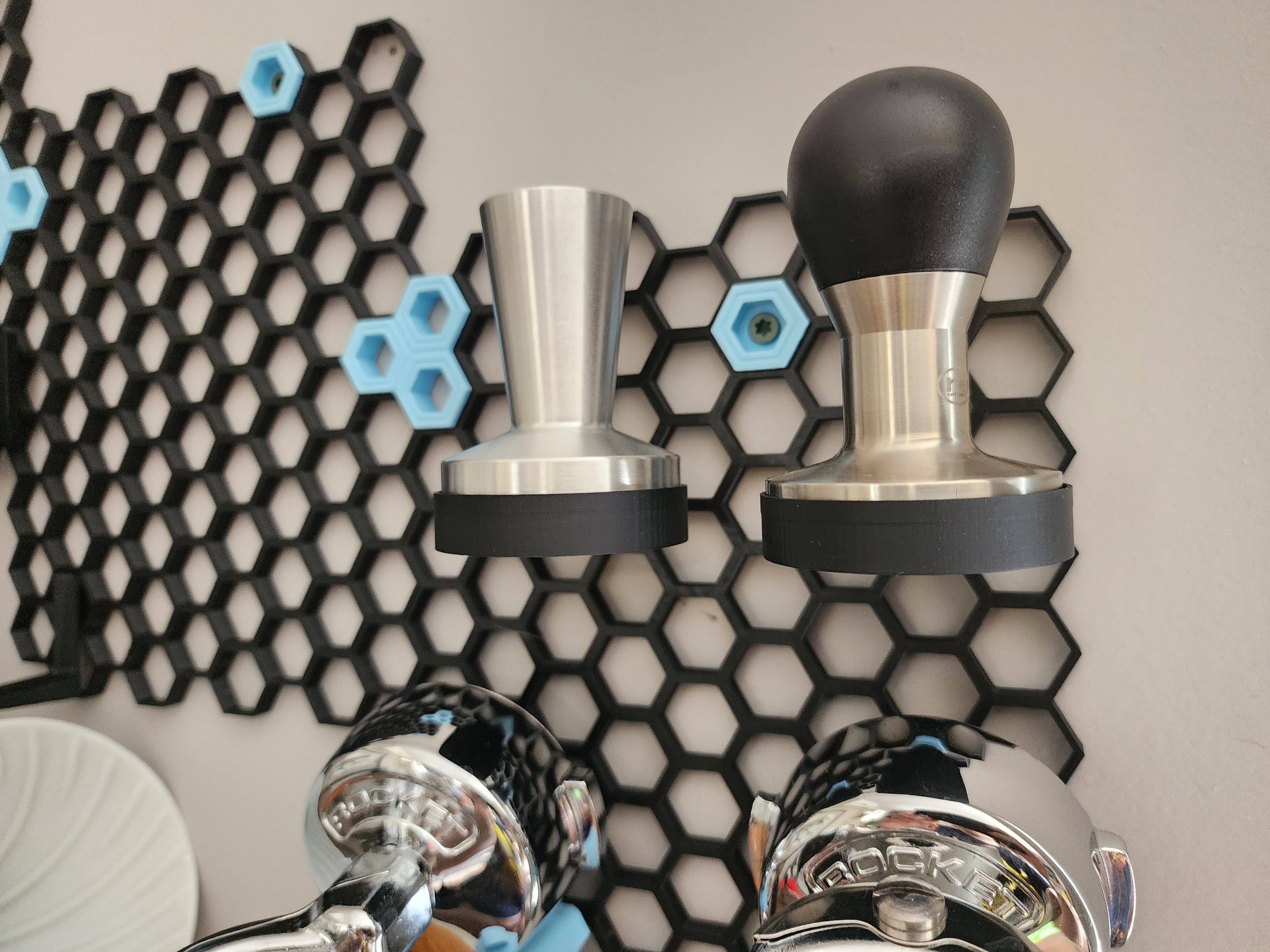 Honeycomb Storage Wall 58mm Espresso Tamp Holder