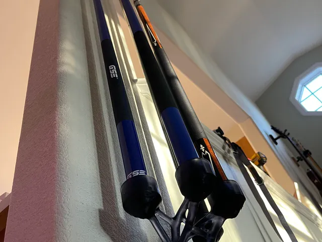 Wall-mounted Pool Cue Holder