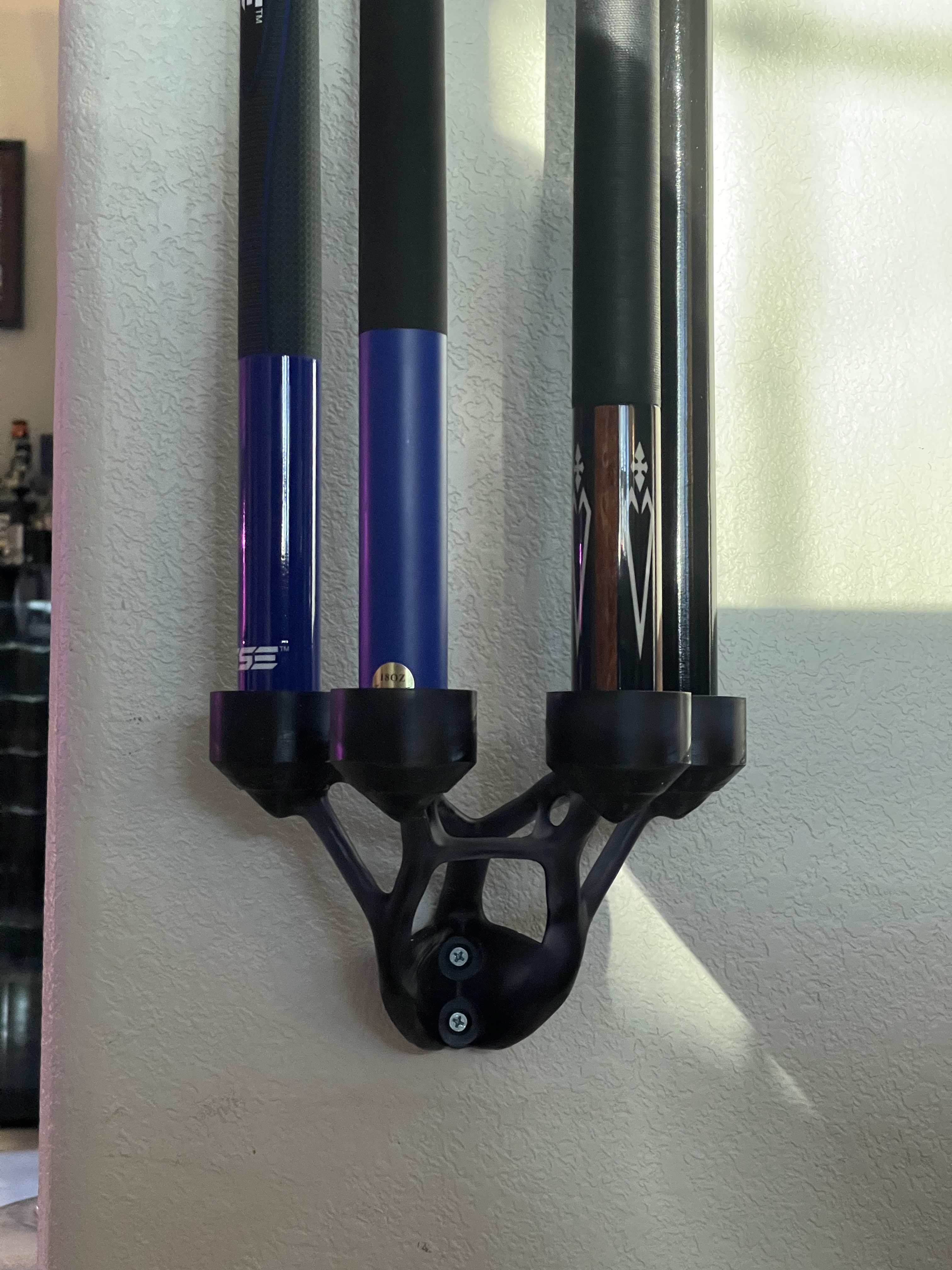 Miniatura 3 do modelo 3D Wall-mounted Pool Cue Holder