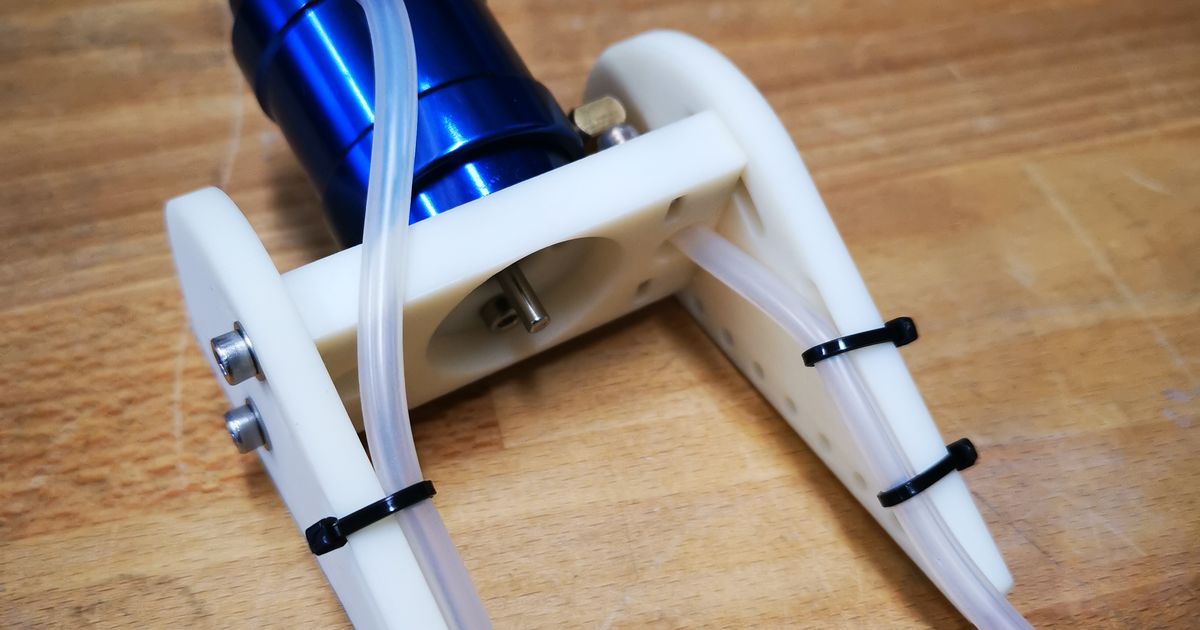 RC Boat Motor Mount 19 & 16mm (Seaking 2848) by pw.prints Download