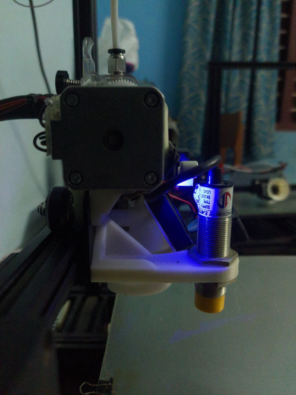EZ-ABL mount for Mini-Me v4 Ender3/CR-10 series that runs a Direct Drive 3D model thumbnail