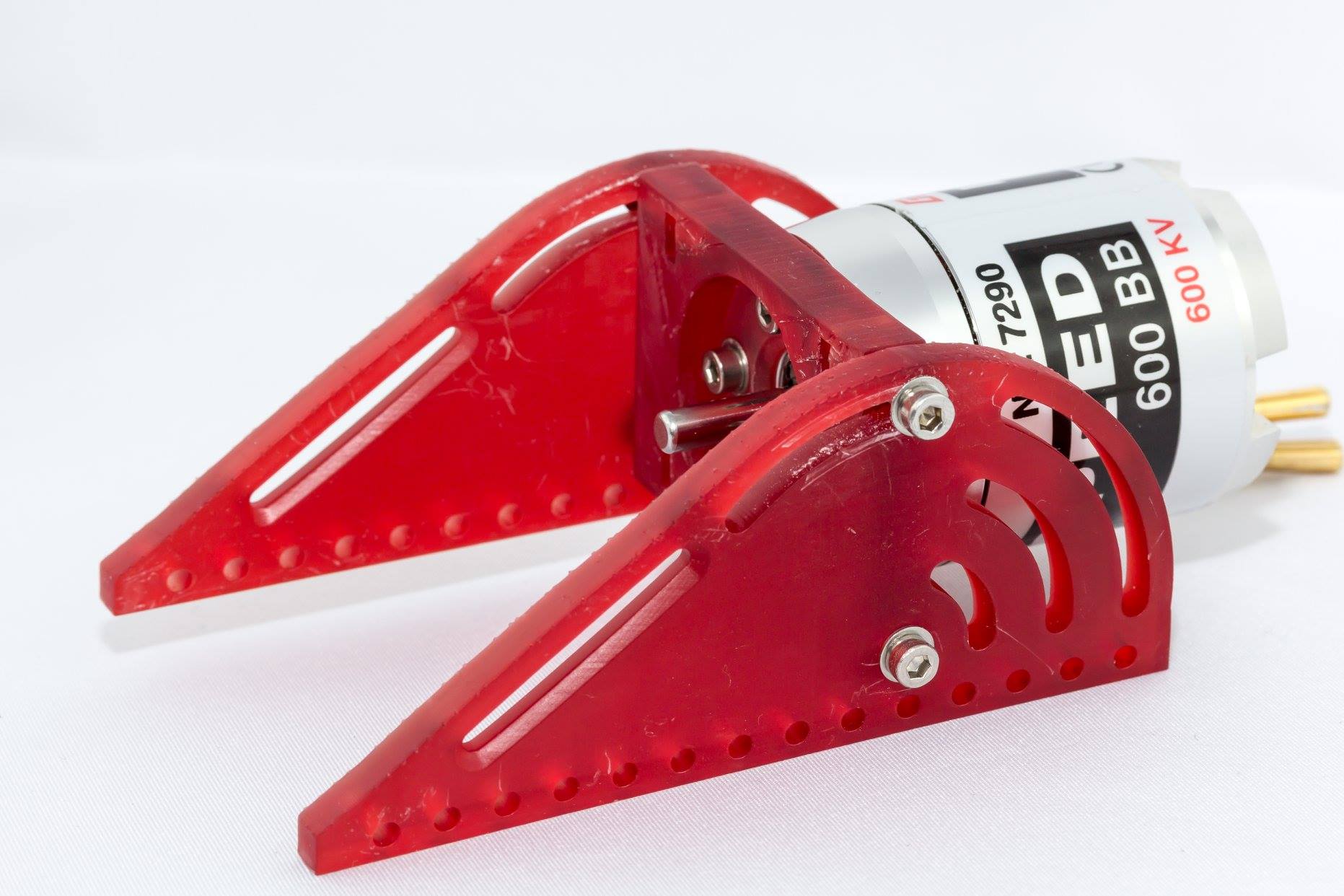 RC Boat Motor Mount 25 & 19mm (Graupner Brushless Speed 600 BB) by pw