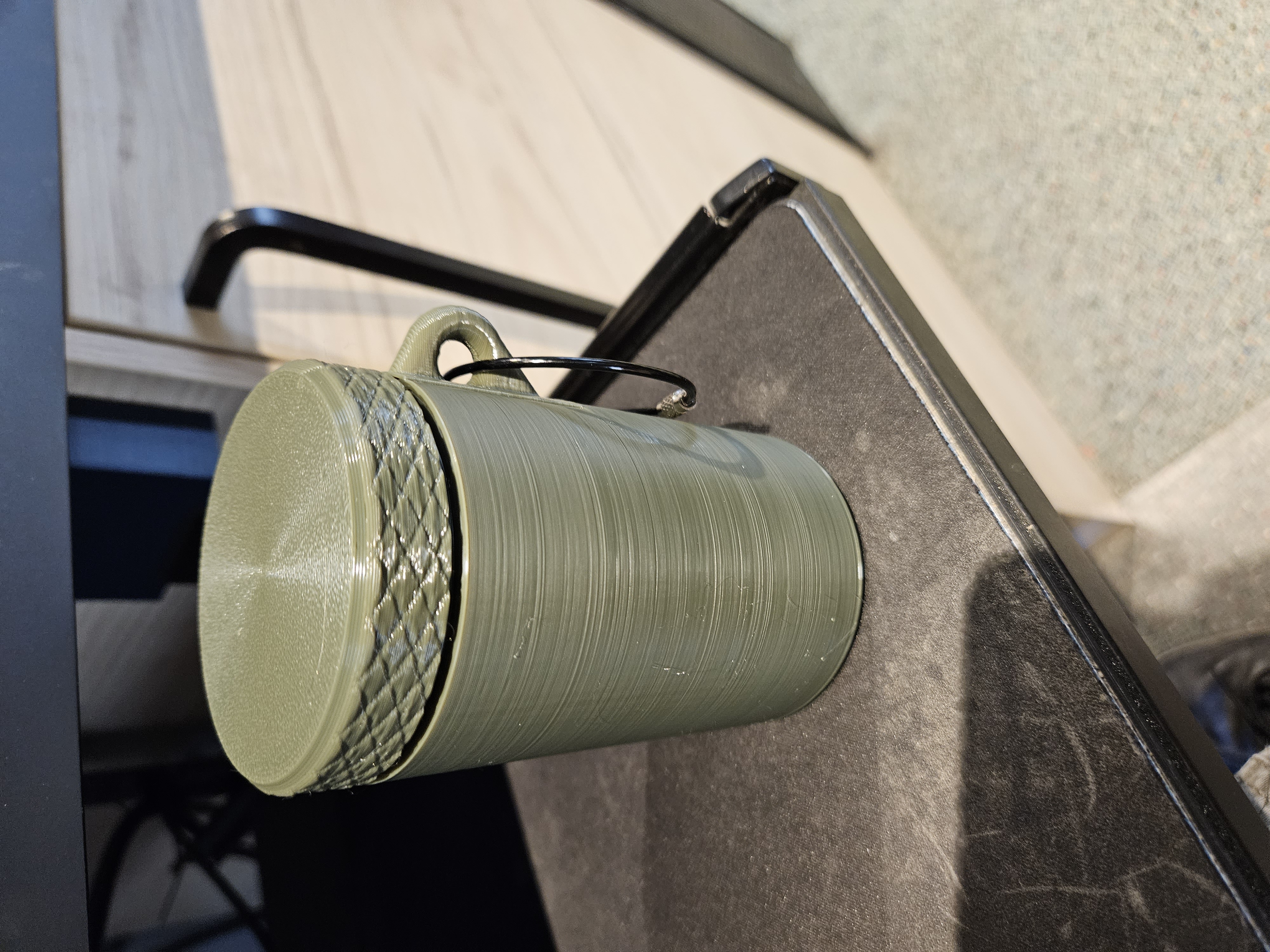 Weatherproof container for Homeless backpack/belt