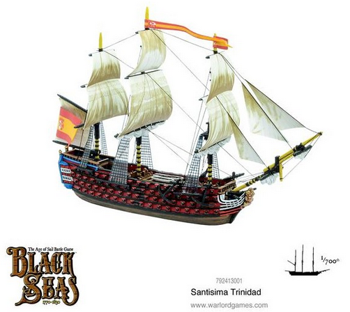 Mat pour navire santisima trinidad du jeu black seas