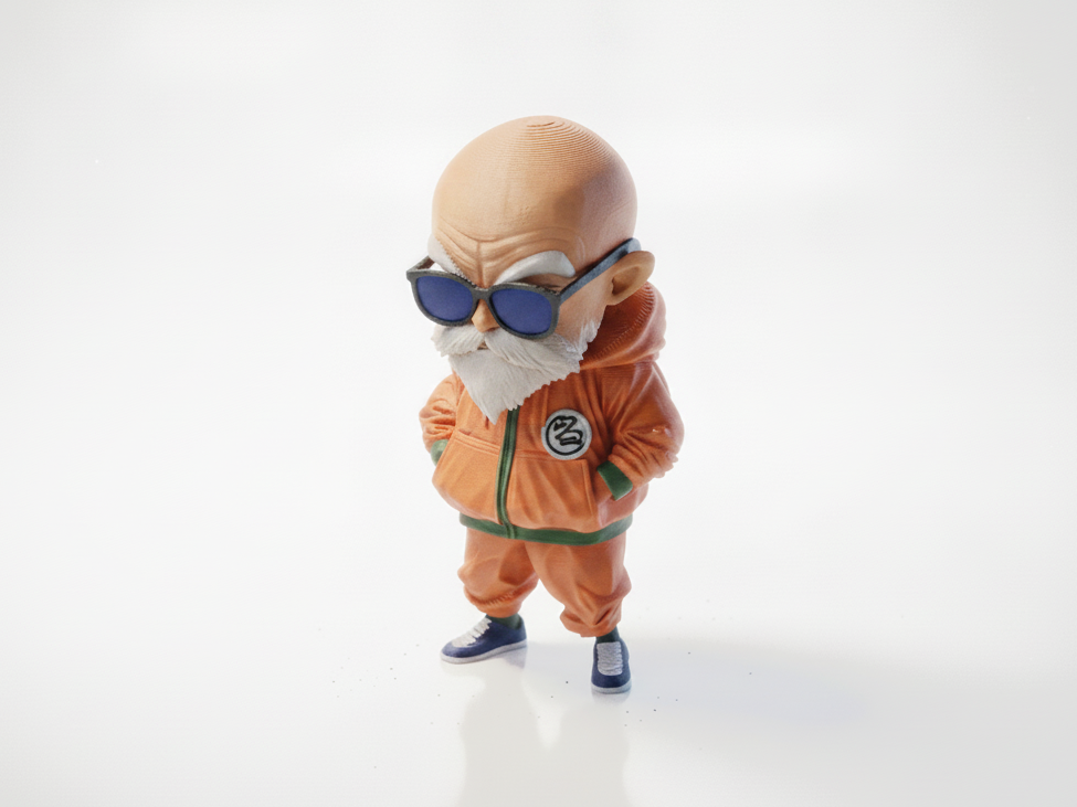 Master Roshi Figurine Dragon Ball Anime 3D Printable