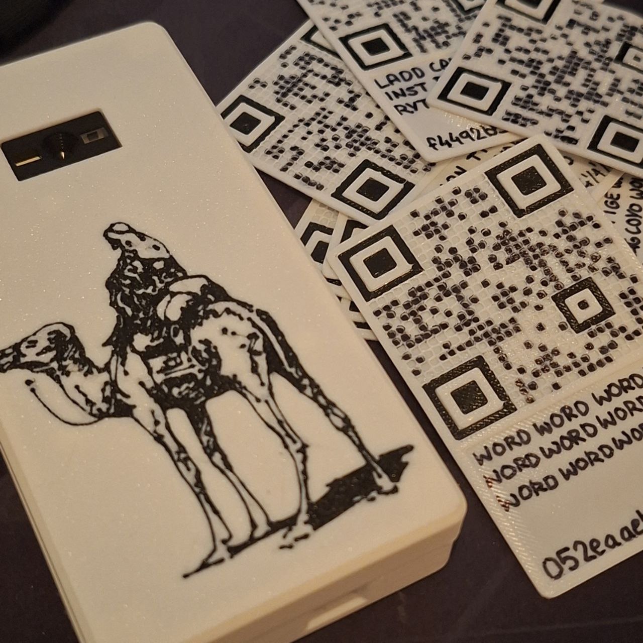 SeedQR Blank 25x25 QR Code (Credit Card Size)