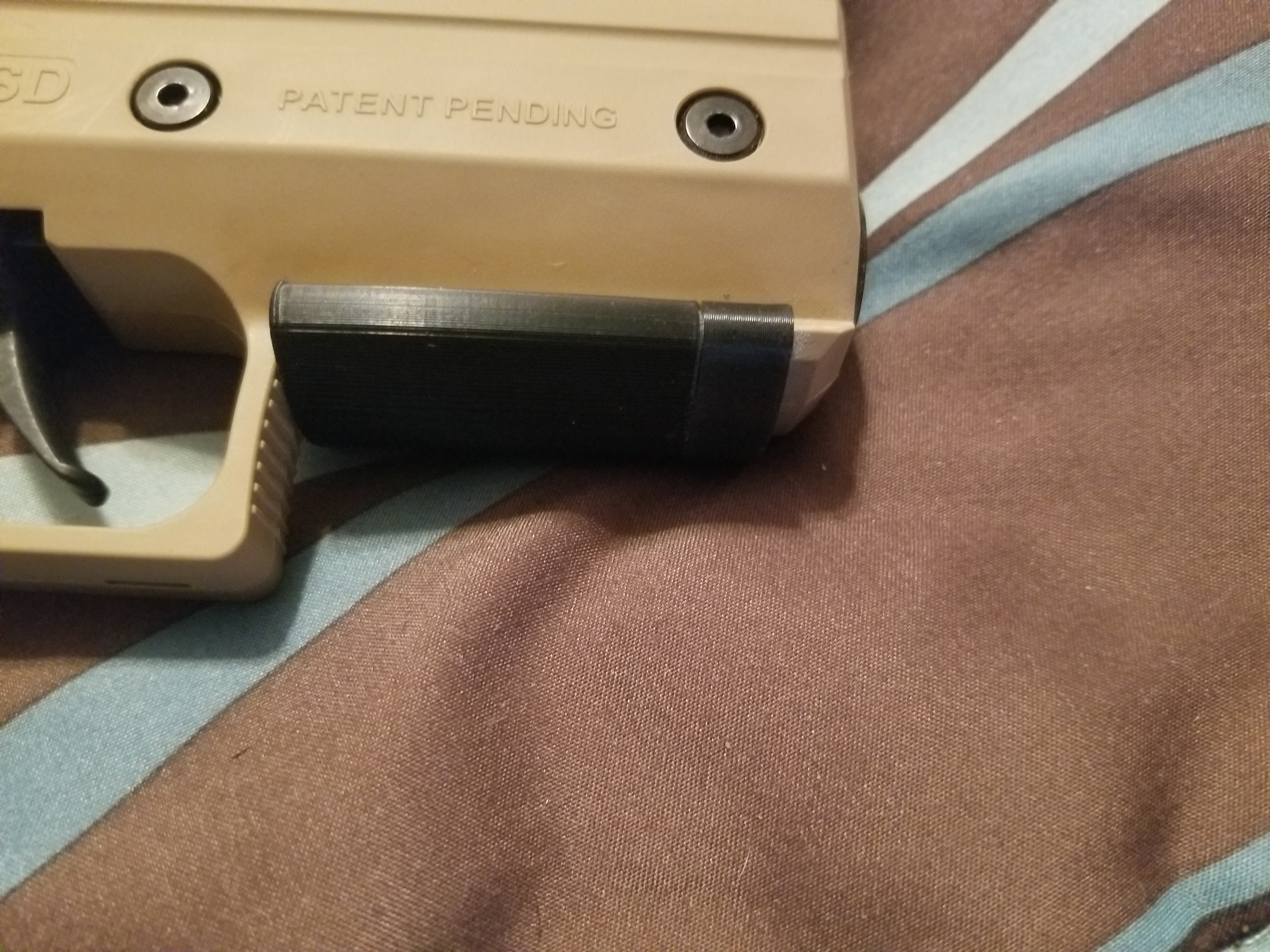 Byrna SD rail cover 3D model thumbnail