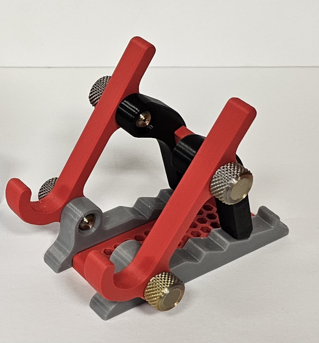 Adjustable cell phone stand remix 3D model thumbnail