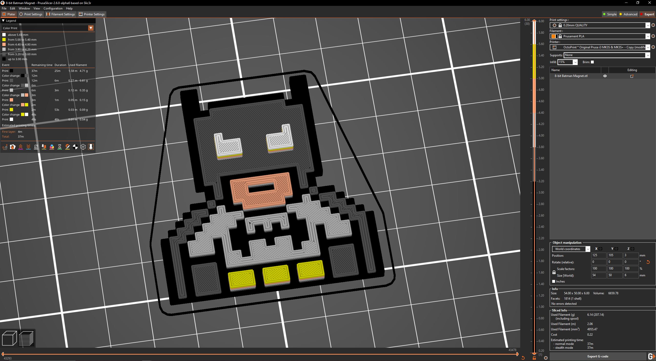 8-bit Batman Magnet by Ankhadia | Download free STL model | Printables.com
