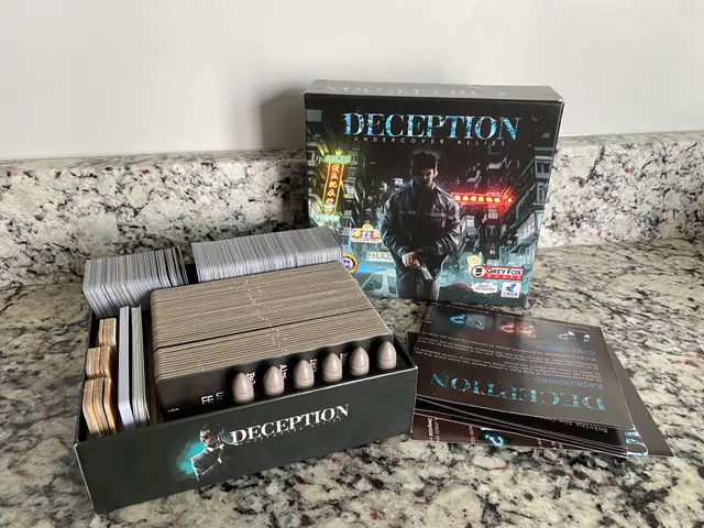 Deception Compact Board Game Insert