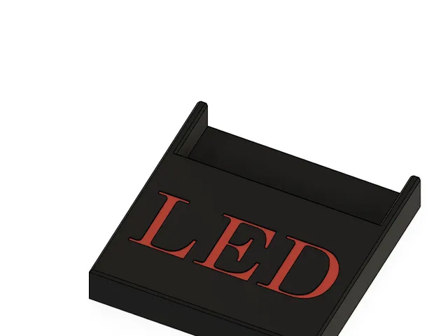 LED light remote holder