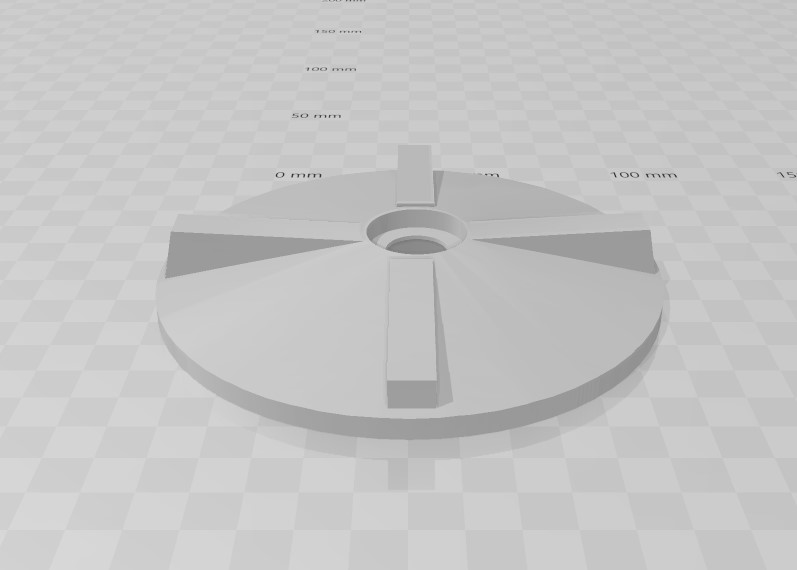 Replacement impeller for Anycubic Wash + Cure station (sealed to prevent rust)