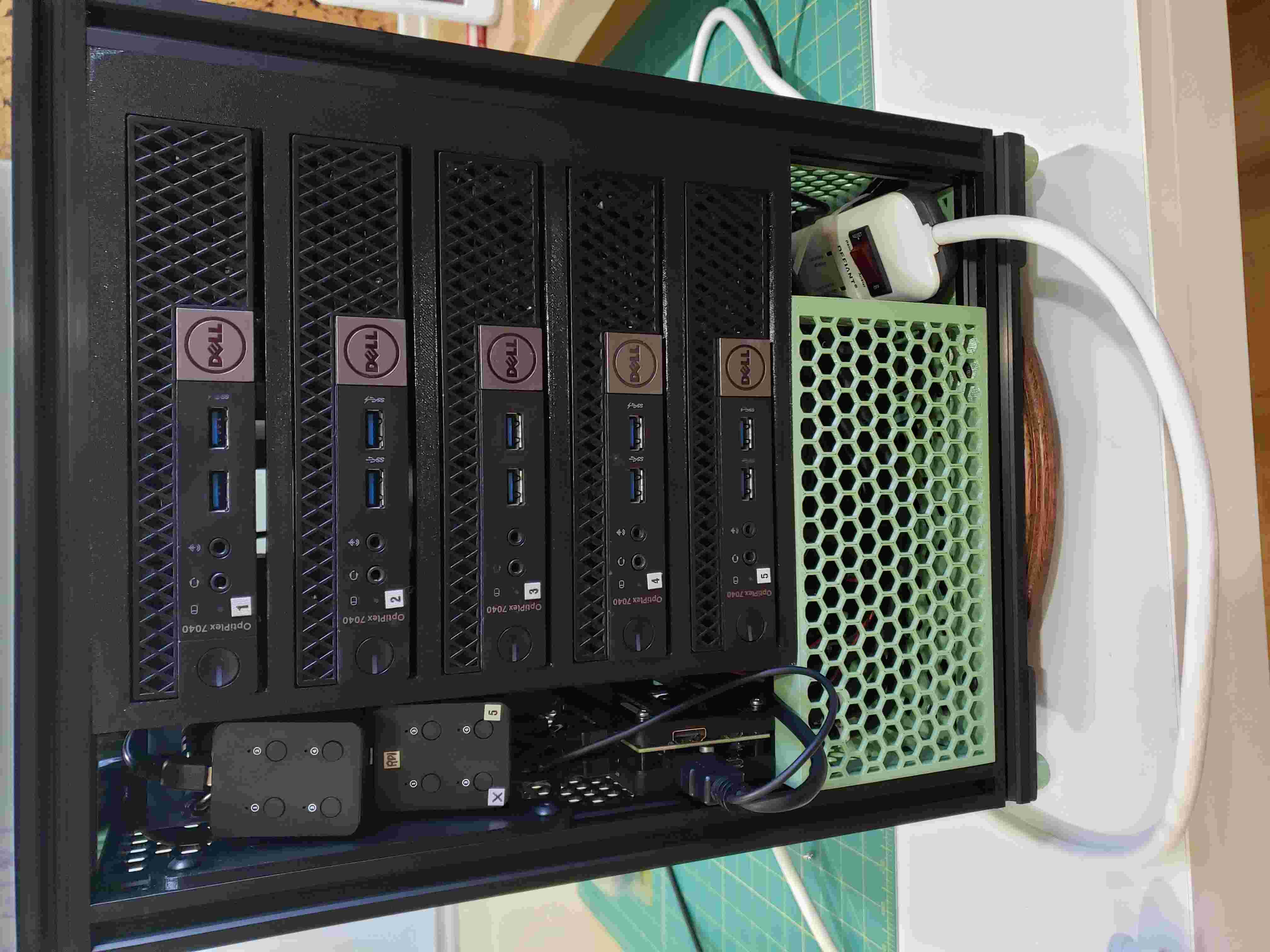 TinyMiniMicro Dell Cluster Case