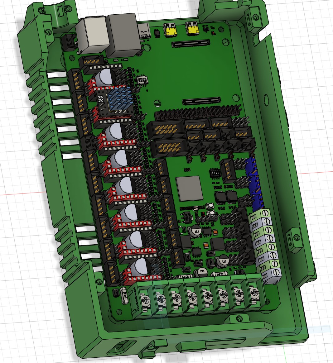 BigTreeTech Manta M8P Caribou by MSchulze Download free STL model