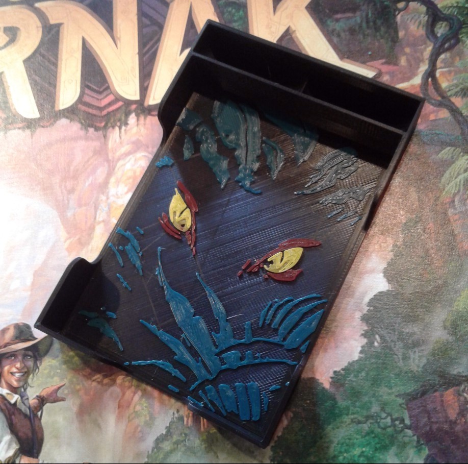 Lost Ruins of Arnak: Fear Card and Tile Tray
