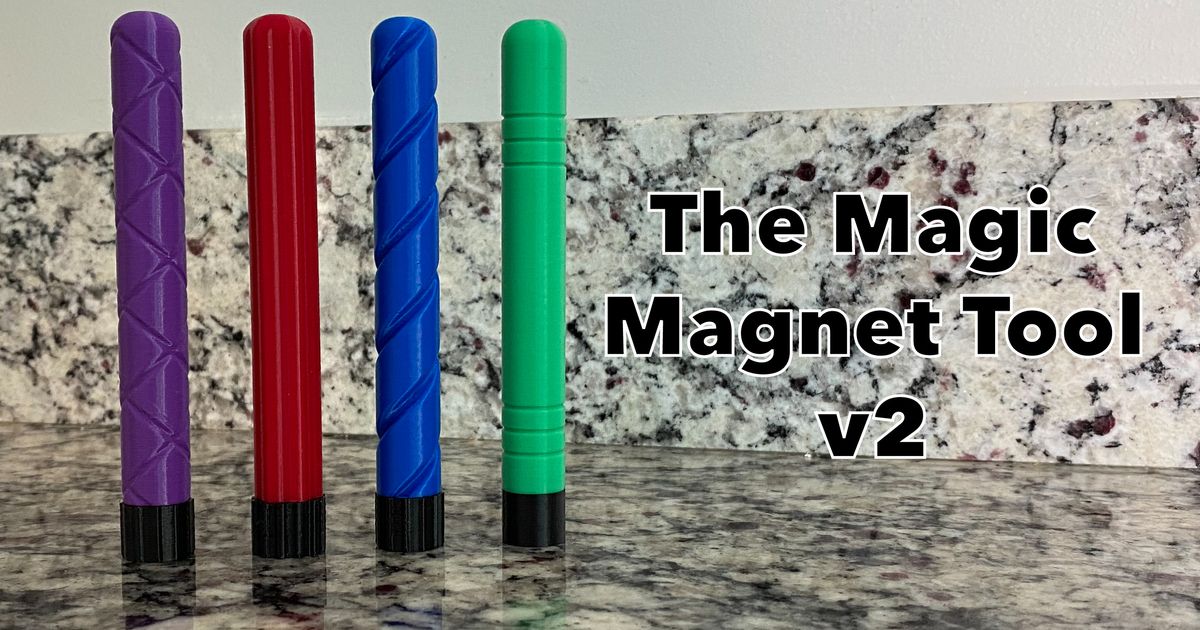 The Magic Magnet Polarity Tool v2 by tjdesign | Download free STL model ...