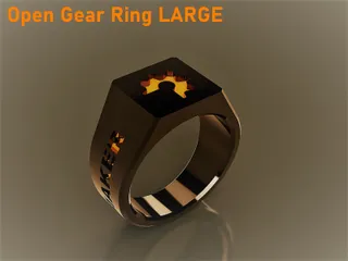 Open Gear Ring - Everyone is a maker -