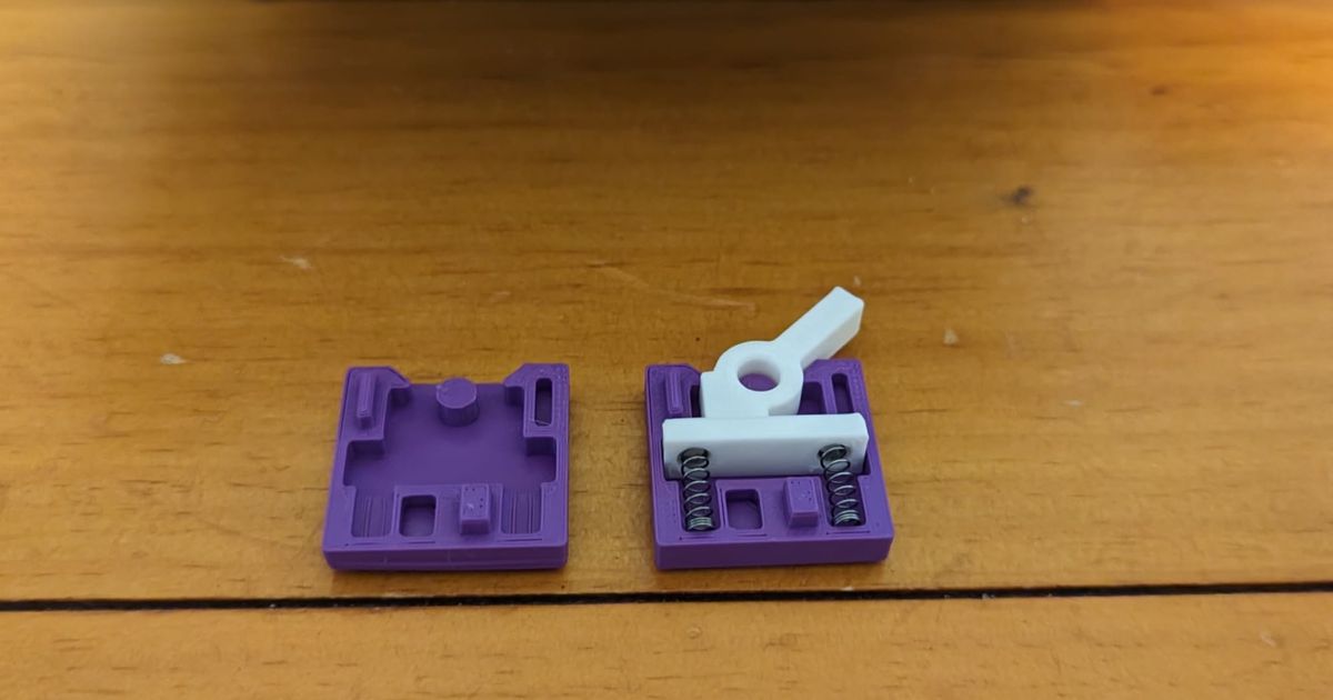 Spring-Loaded Fidget Switch por Redstone Fusion | Descargar modelo STL ...