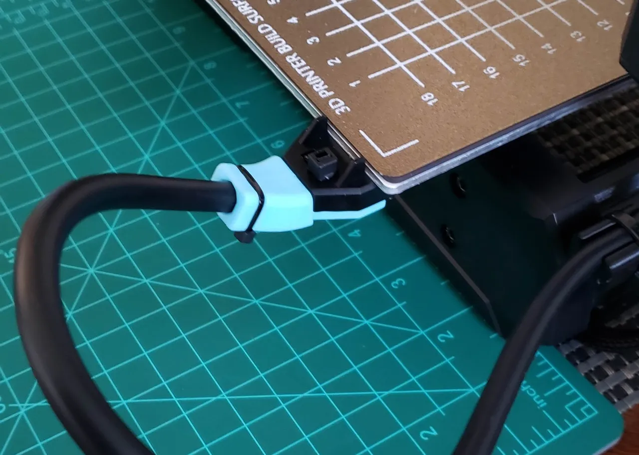Cheap Strain Relief By Casting Hot Glue In A 3D Print
