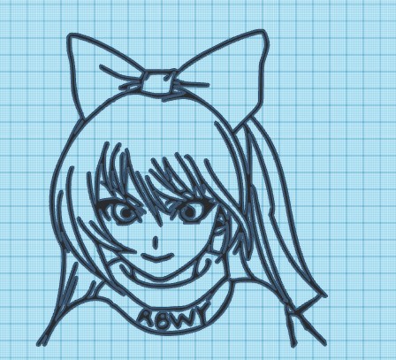 BLAKE - RWBY - WALL ART