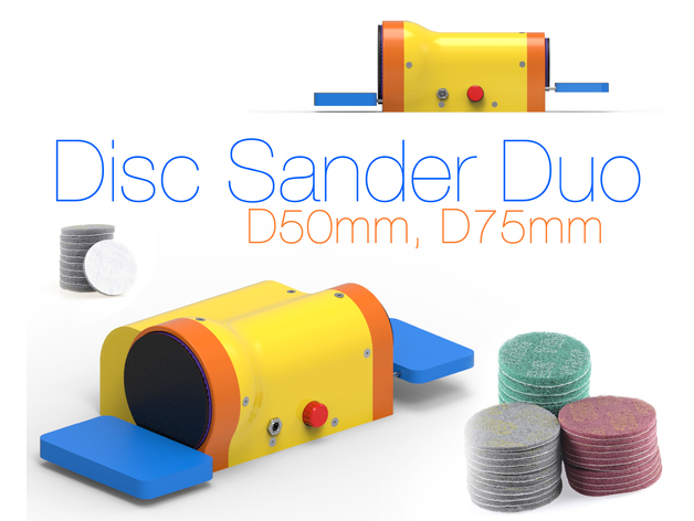 Disc Sander Duo. D50mm, D75mm