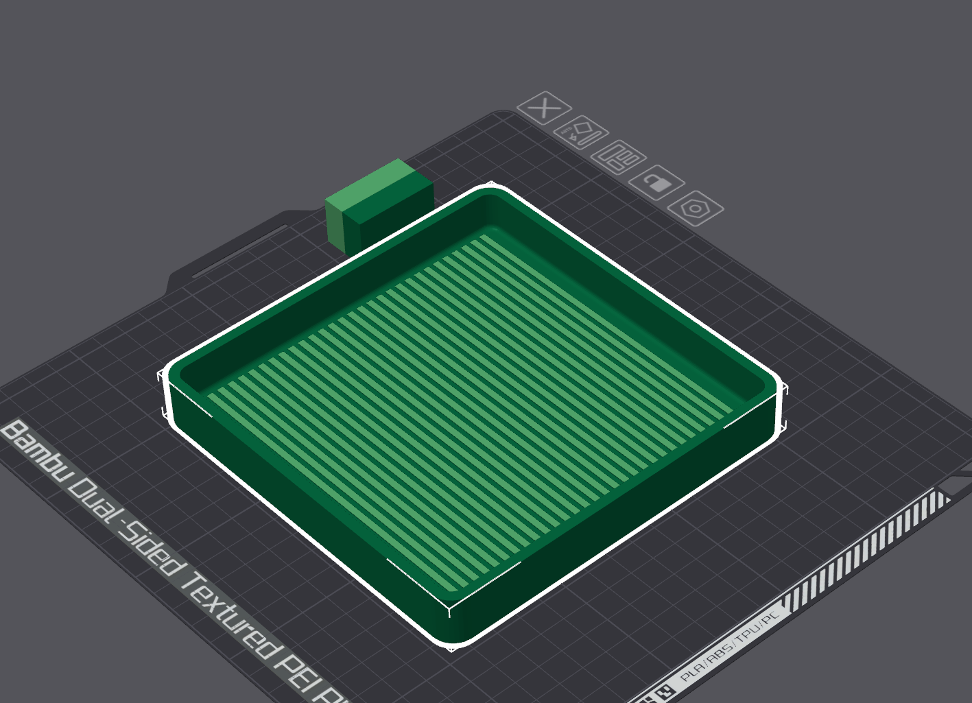 Minimal 6" x 6" Armorer / Parts Tray