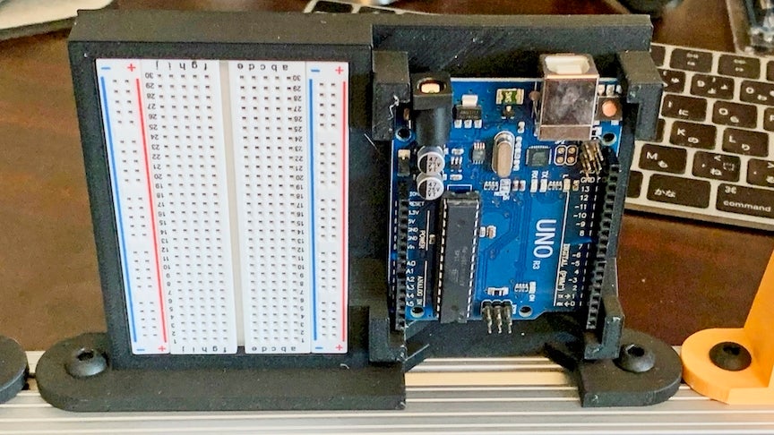 Arduino Uno with proto board for 8020 1010