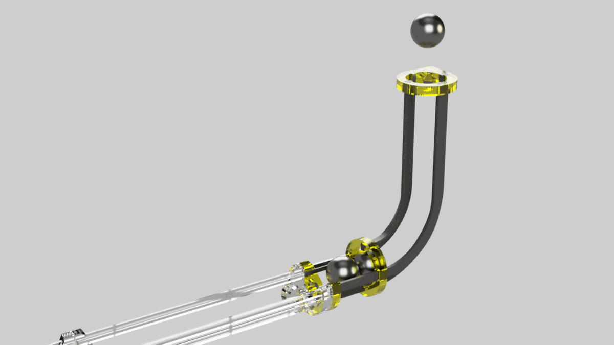 Steel Ball Marble Track [Metalic wall or Plate edition] by Eleton