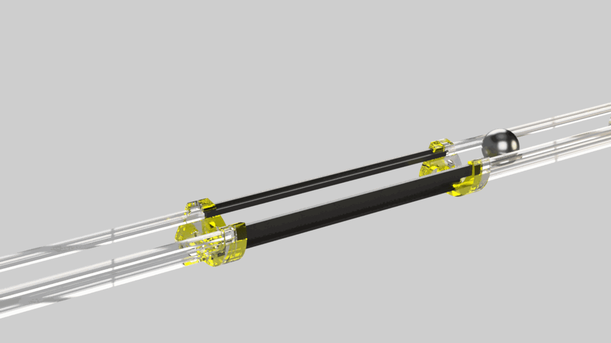 Steel Ball Marble Track [Metalic wall or Plate edition] by Eleton