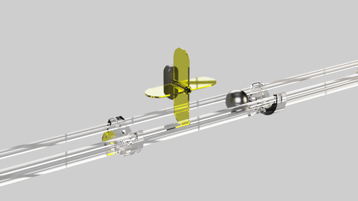 Steel Ball Marble Track [Metalic wall or Plate edition] by Eleton