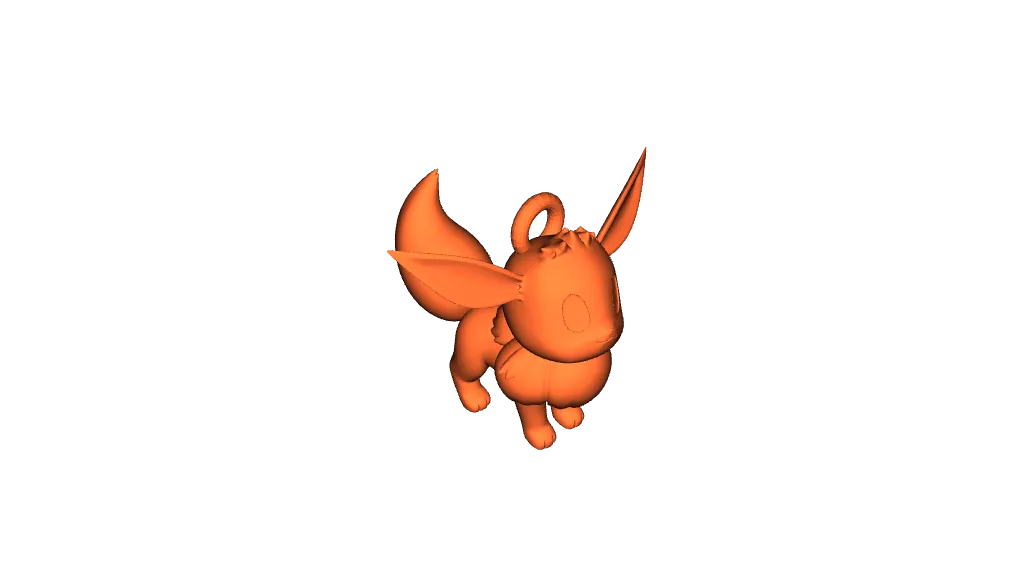 Retro Eevee - Pokémon Artwork by IXPatch, Download free STL model