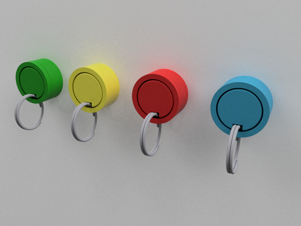 Magnetic key holder V1