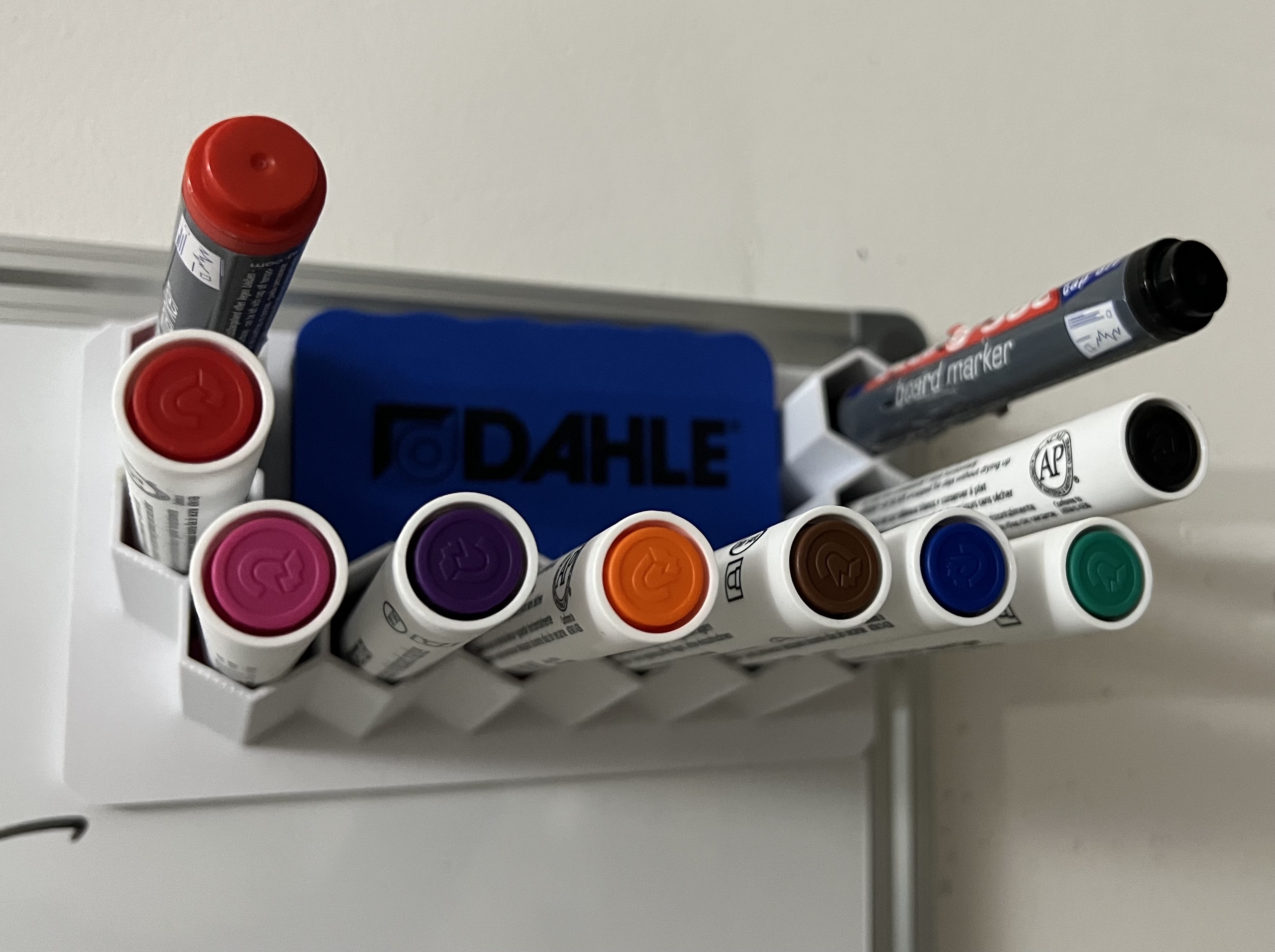 Whiteboard marker and eraser holder by my Download free STL model