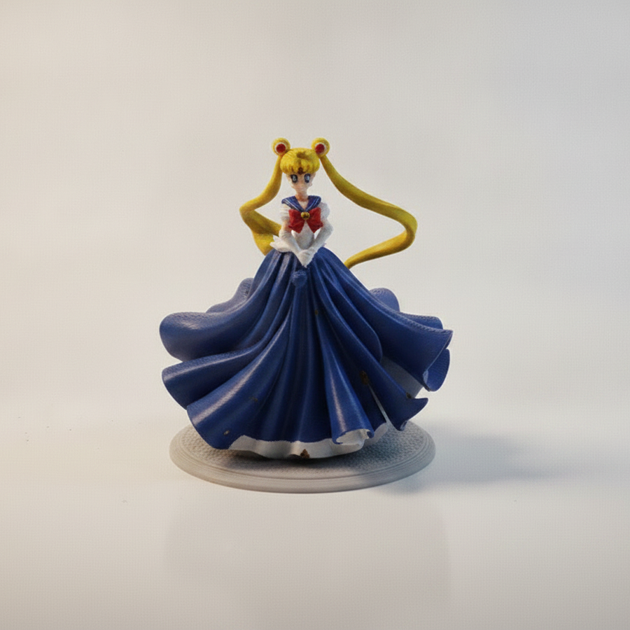 Elegant Gala Version Of Sailor Moon Figurine 3D Printable