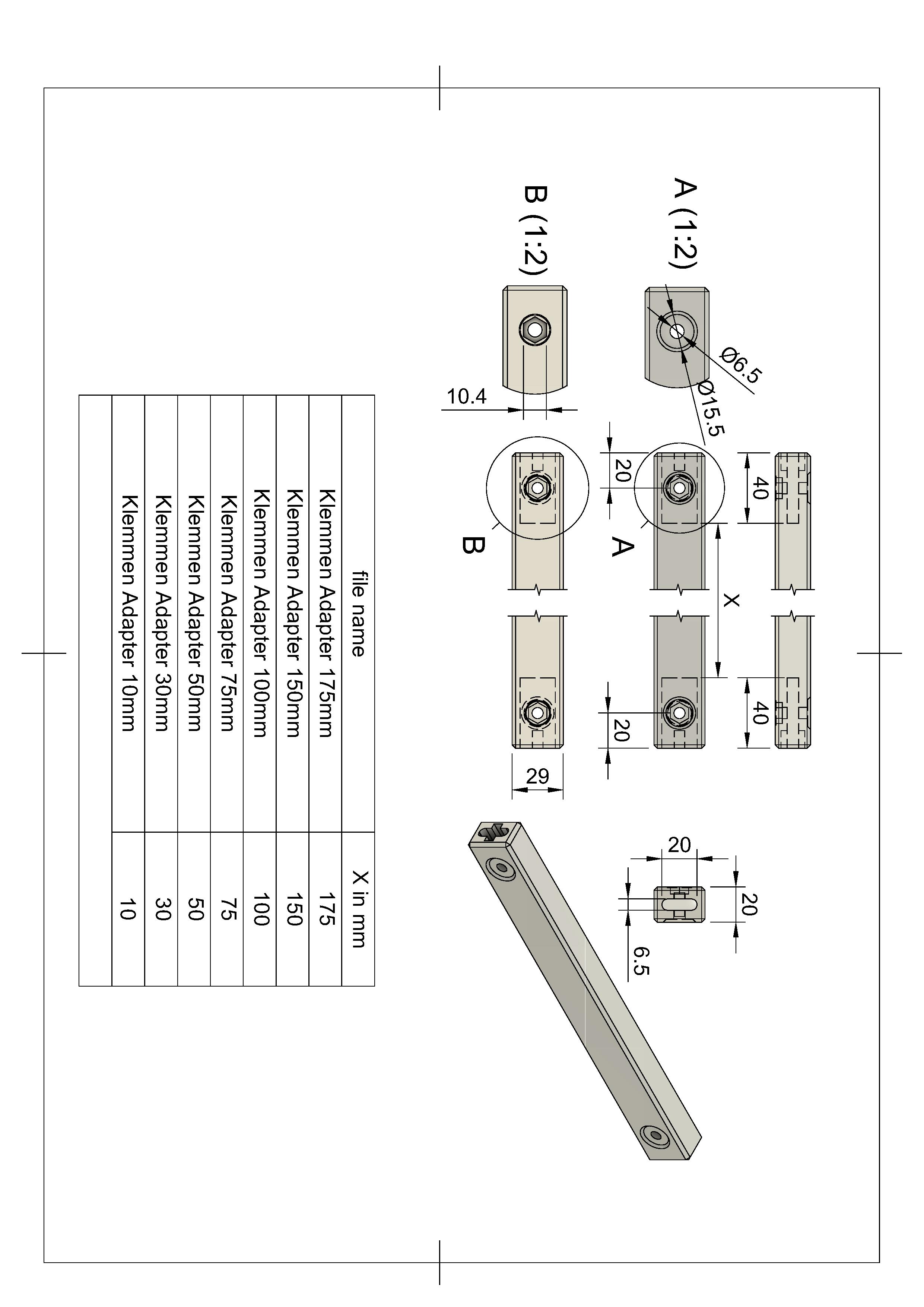 clamp extensions by dhiertz Download free STL model