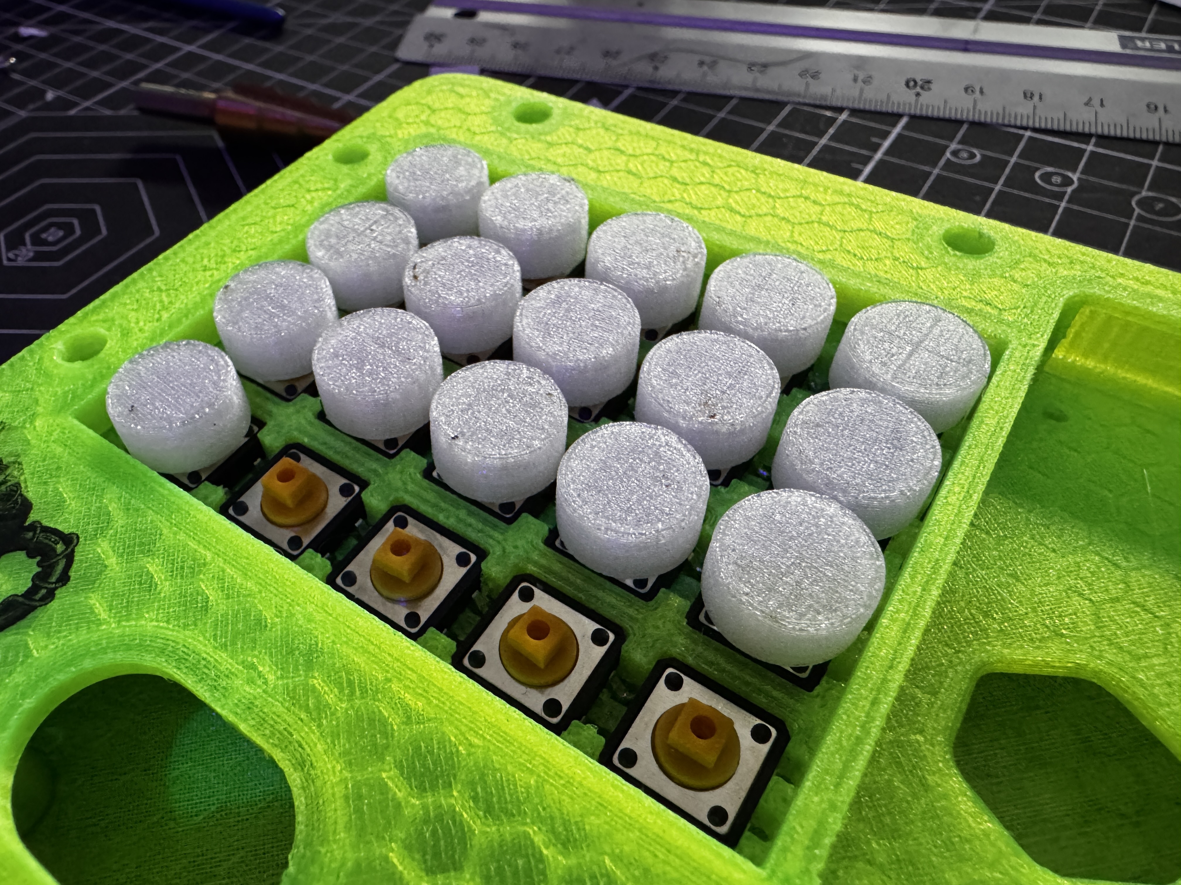 12mm Tactile Button Cap 3D model