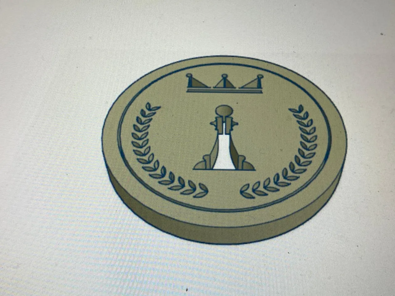 STL file CHESS MEDAL ♟️・Design to download and 3D print・Cults